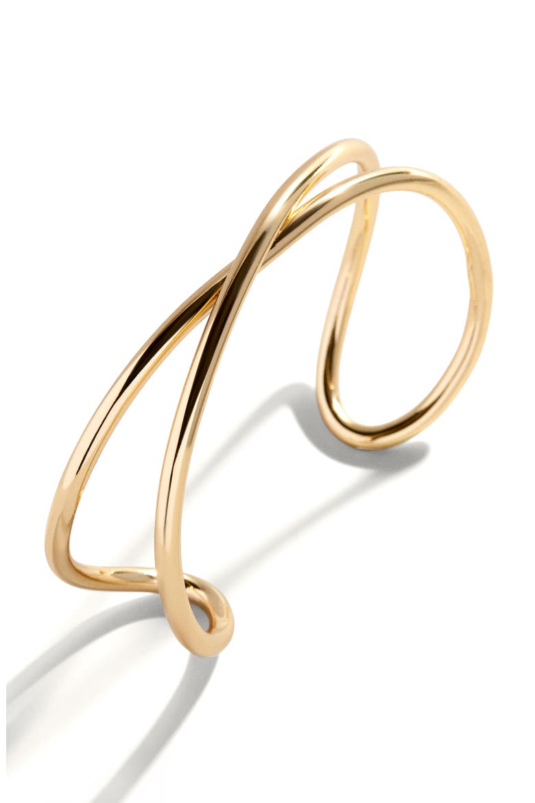 Artemis Cuff Bracelet, Main, color, GOLD