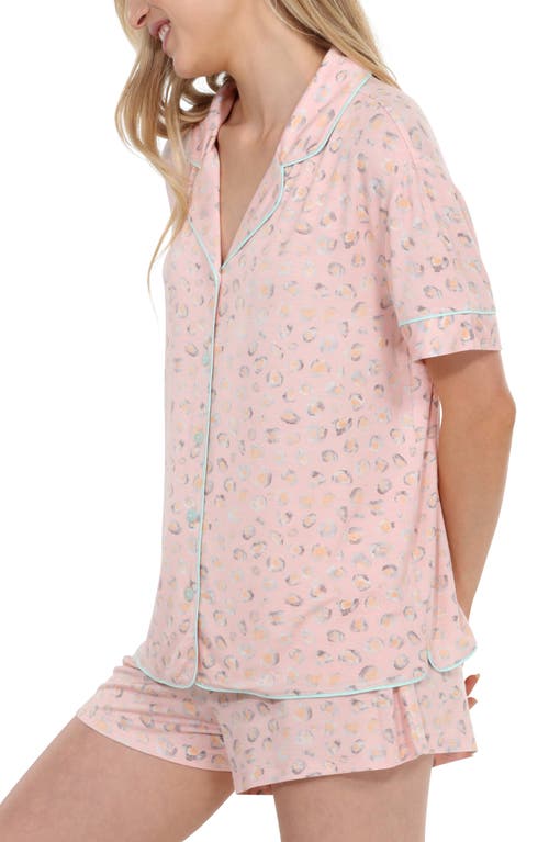 Honeydew All American Shortie Pajamas In Sunkissed Leopard