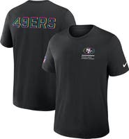 Nike Men's Nike Black San Francisco 49ers 2025 NFL Crucial Catch Tri-Blend Dri-FIT T-Shirt
