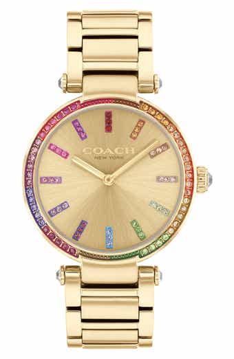 COACH Cary Crystal Bracelet Watch, 34mm