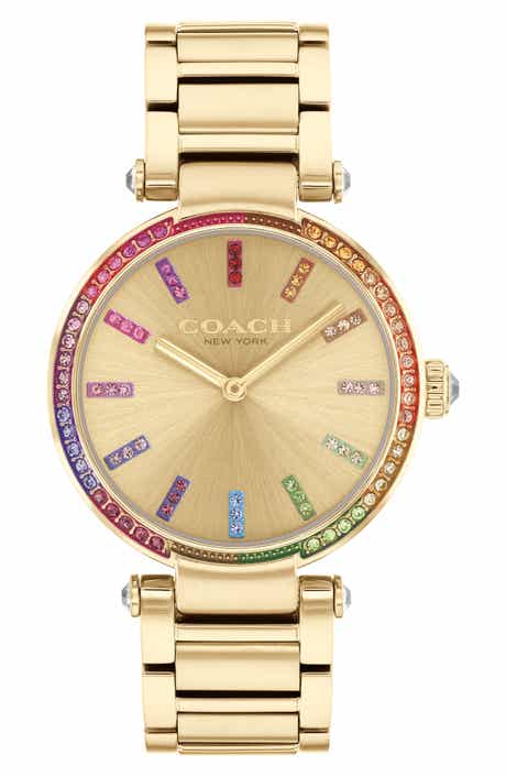 COACH Cary Crystal Bracelet Watch, 34mm