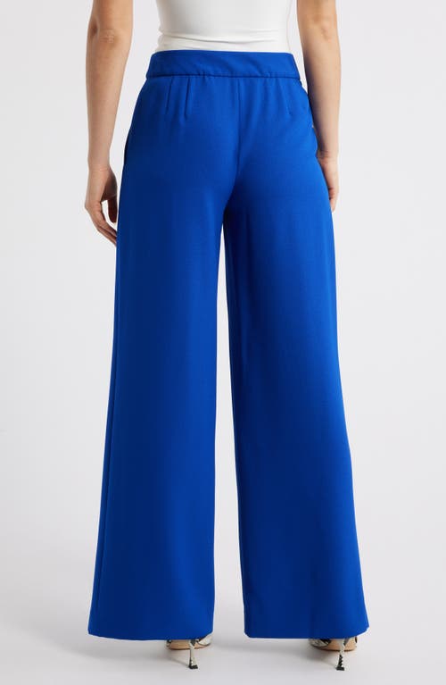 Tahari Asl Wide Leg Pants In Cobalt