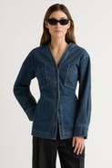 Modern Citizen Emmett Cinch-Waist Denim Jacket