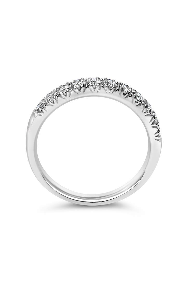 14K Gold 1/2 Cttw Round Diamond 11 Stone Classic Band, Alternate, color, White
