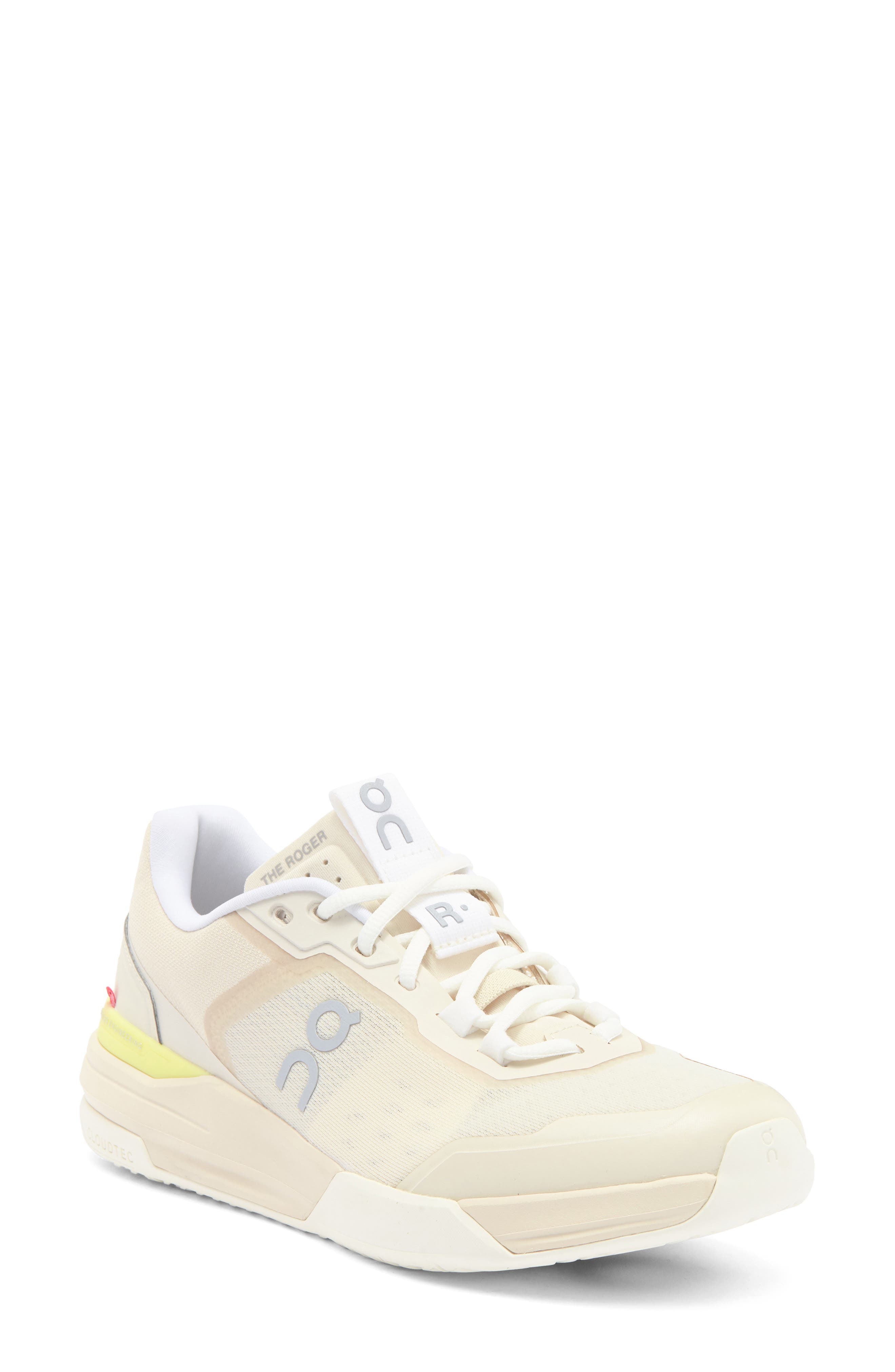 THE ROGER Adv Pro Tennis Shoe, Main, color, CREAM/ LIMELIGHT