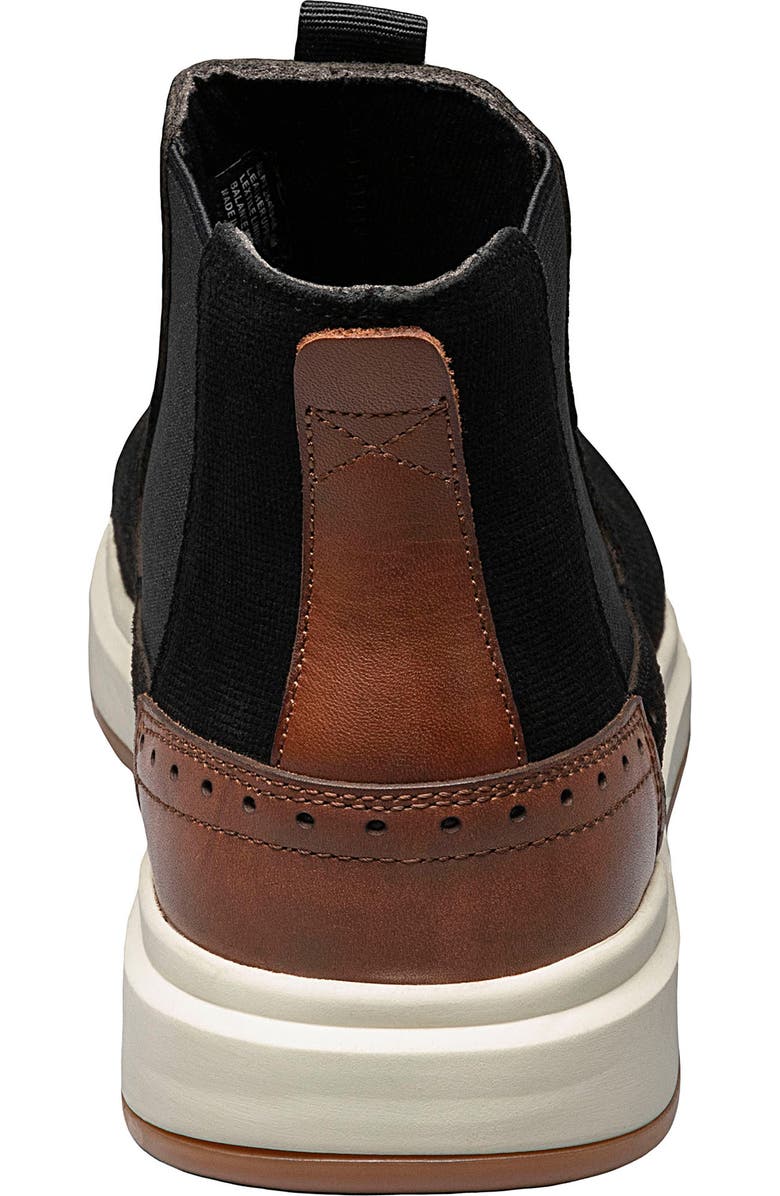 Stacy Adams Cooper Plain Toe Chelsea Boot, Alternate, color, Black Suede