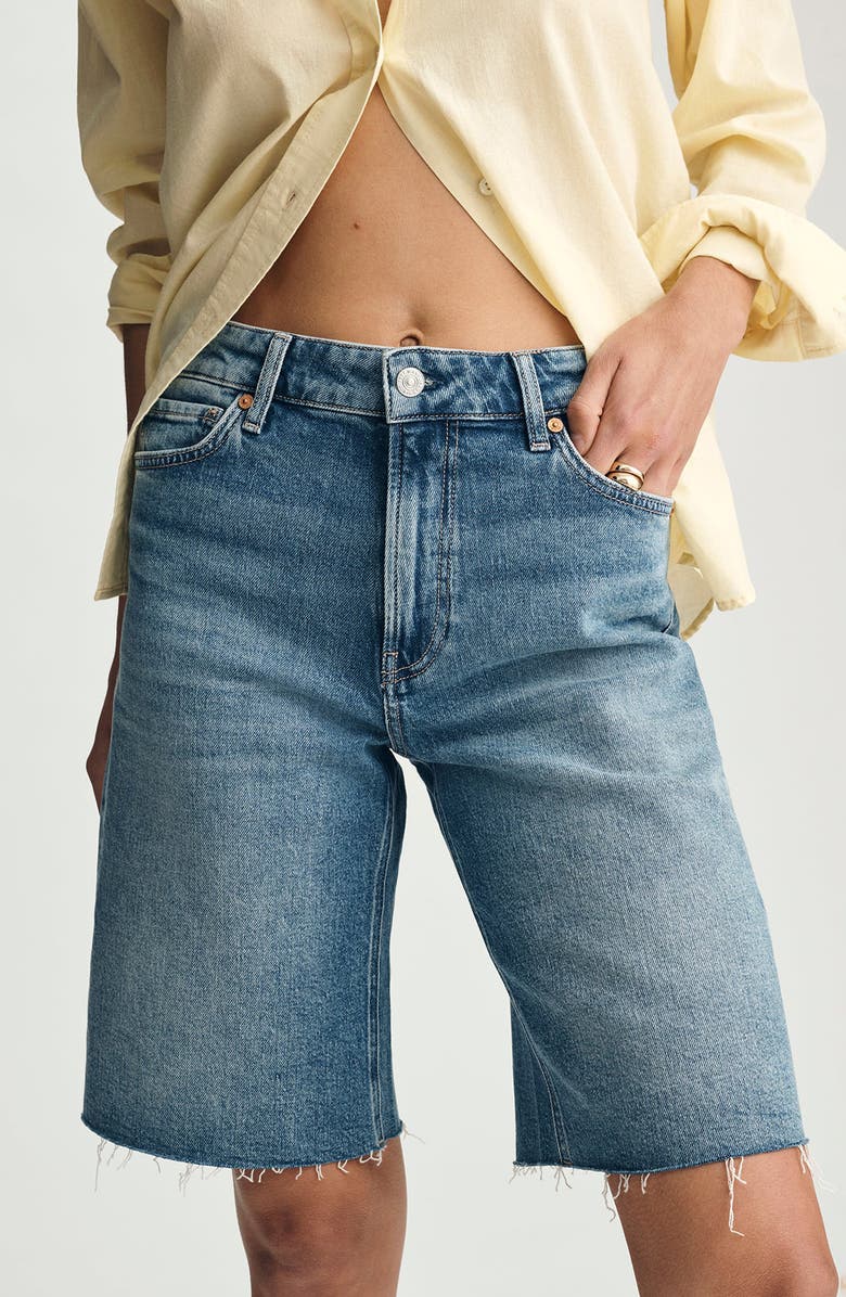 Mavi Jeans Erika Cutoff Denim Bermuda Shorts, Alternate, color, 
