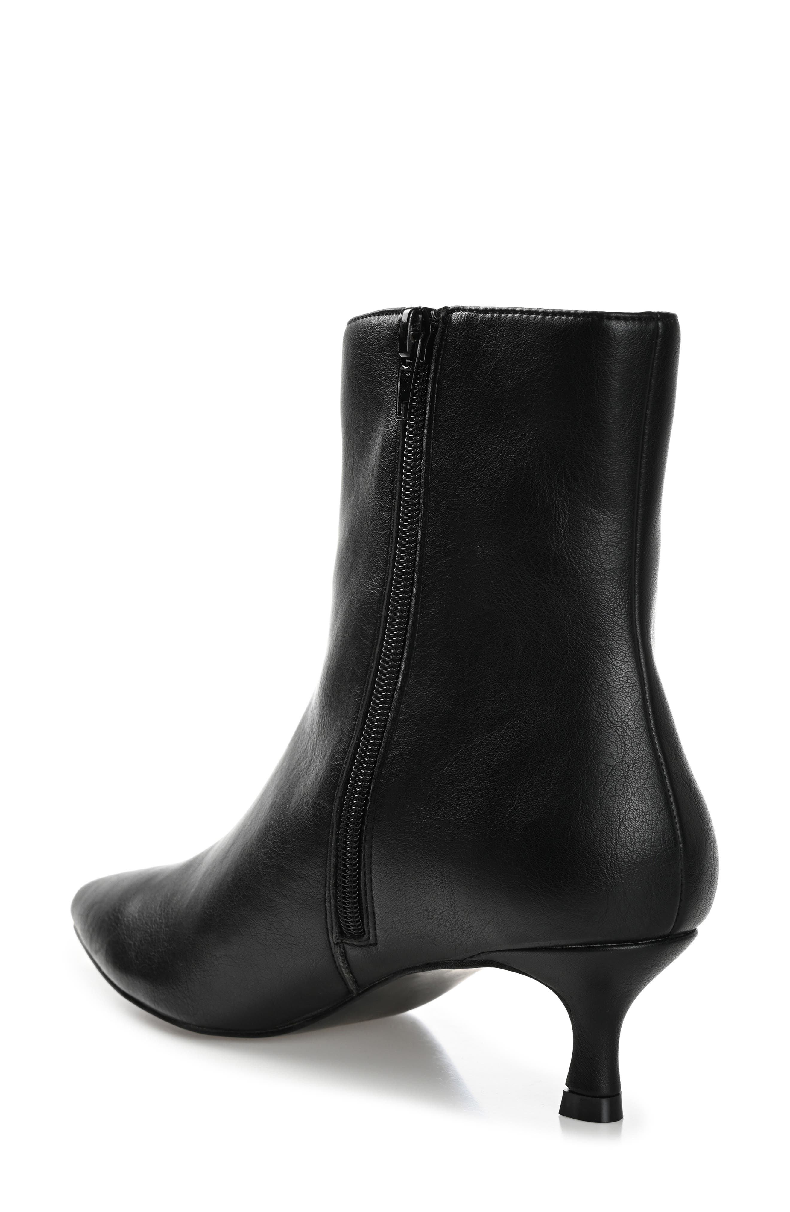 Journee Collection Arely Bootie, Alternate, color, Black