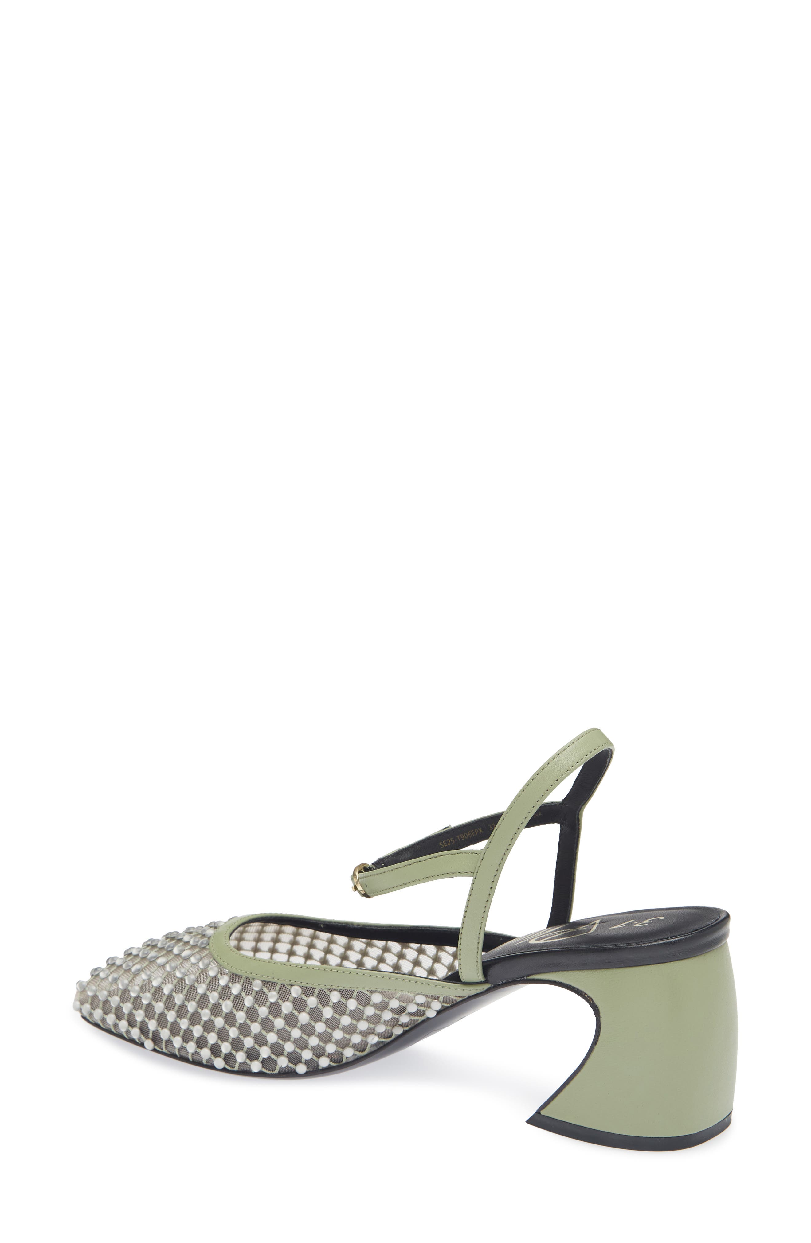 Embellished Ankle Strap Pump, Alternate, color, SAGE