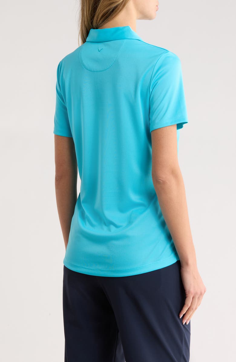 Callaway Golf<sup>®</sup> Tournament Polo, Alternate, color, Blue Atoll