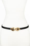 Raina Belts Lauren Leaf Buckle Leather Belt