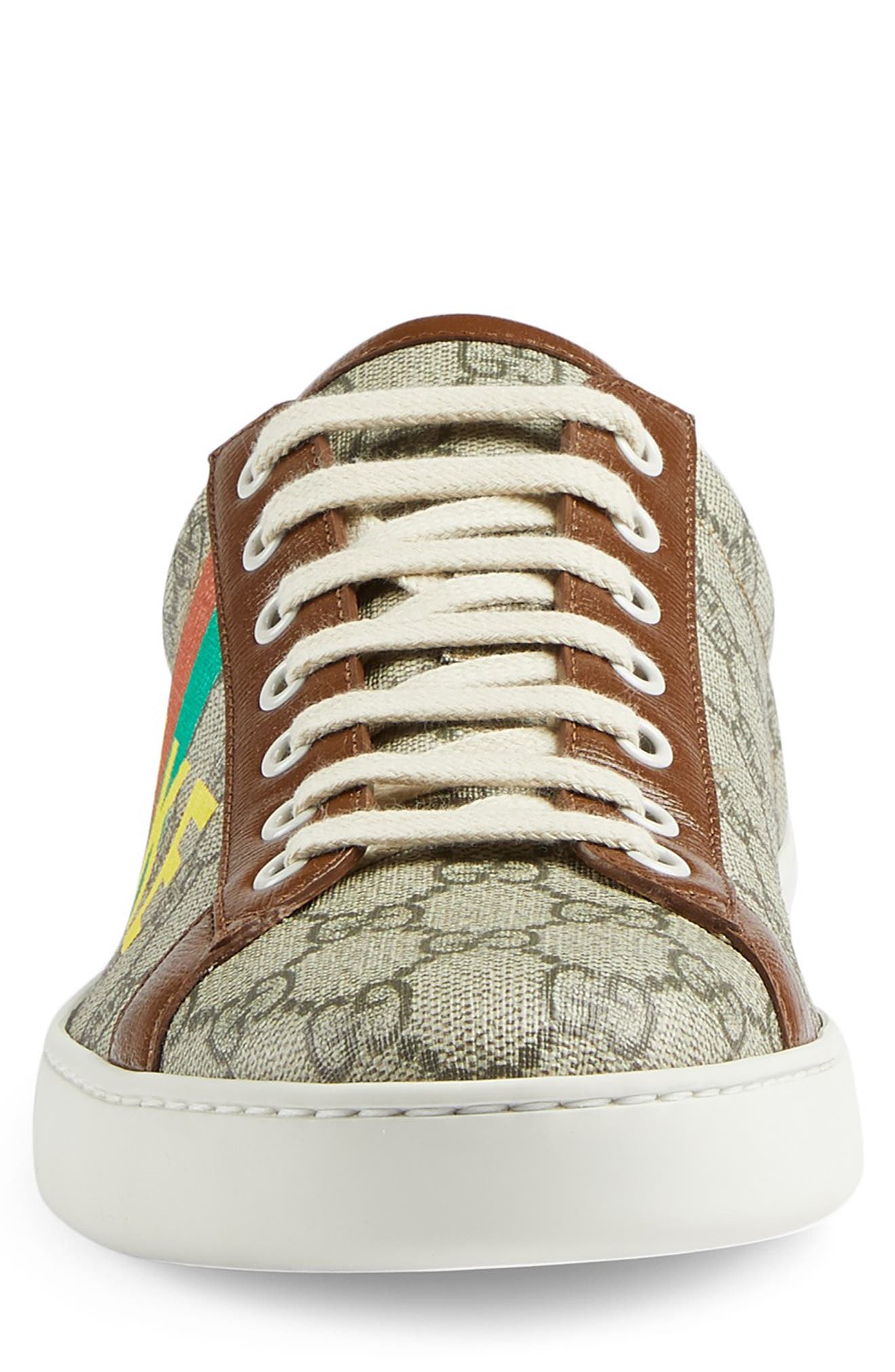 Gucci Ace Fake/Not Fake GG Supreme Sneaker, Alternate, color, 