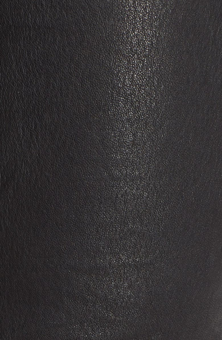 RtA 'Dylan' Destroyed Leather Skinny Pants, Alternate, color, 