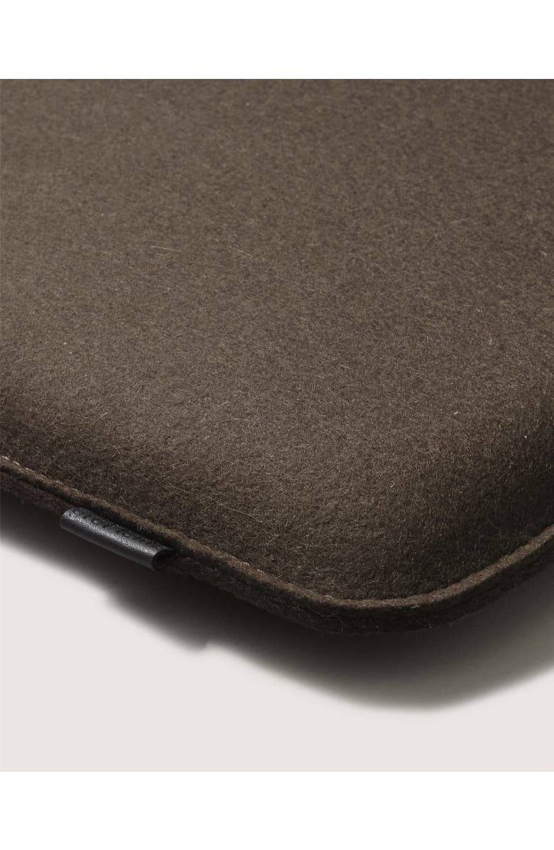 Graf Lantz Zabuton Merino Wool Square Seat Cushion, Alternate, color, Tobacco