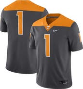 Nike Men's Nike #1 Anthracite Tennessee Volunteers Alternate Game Jersey