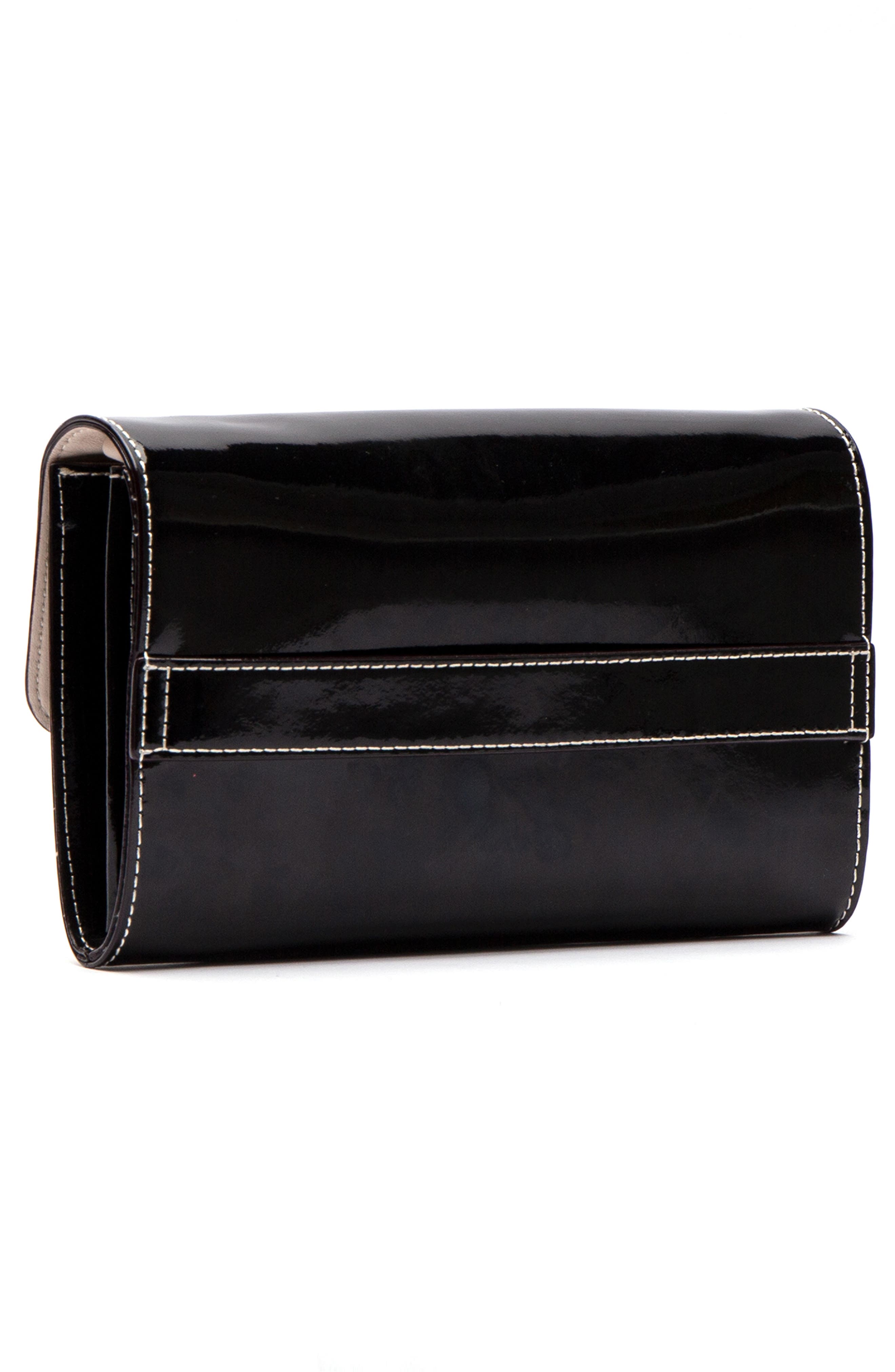 Frances Valentine Kelly Patent Leather Crossbody Bag, Alternate, color, 