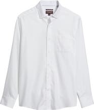 Johnston & Murphy Non-Iron Cotton Dobby Dress Shirt