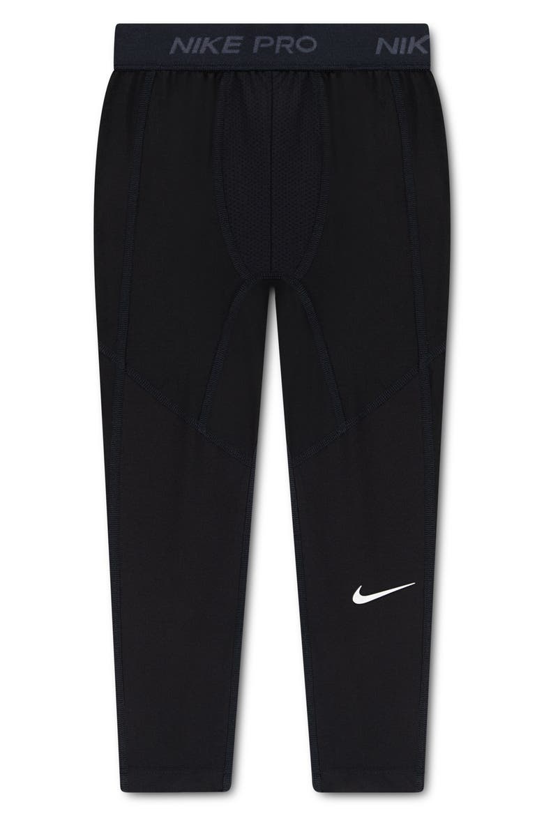 Kids' Nike Pro Dri-FIT Performance Tights, Main, color, BLACK