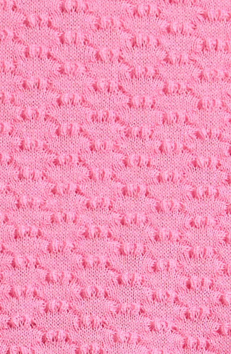 MILES THE LABEL Ruffle Textured Top & Shorts Set, Alternate, color, Pink