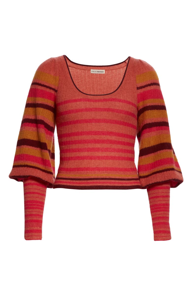 Ulla Johnson Kariana Stripe Cashmere Sweater, Alternate, color,