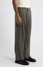 Open Edit Pleated Tapered Pants