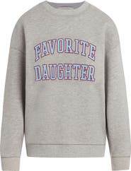 Favorite Daughter Collegiate Cotton Blend Sweatshirt
