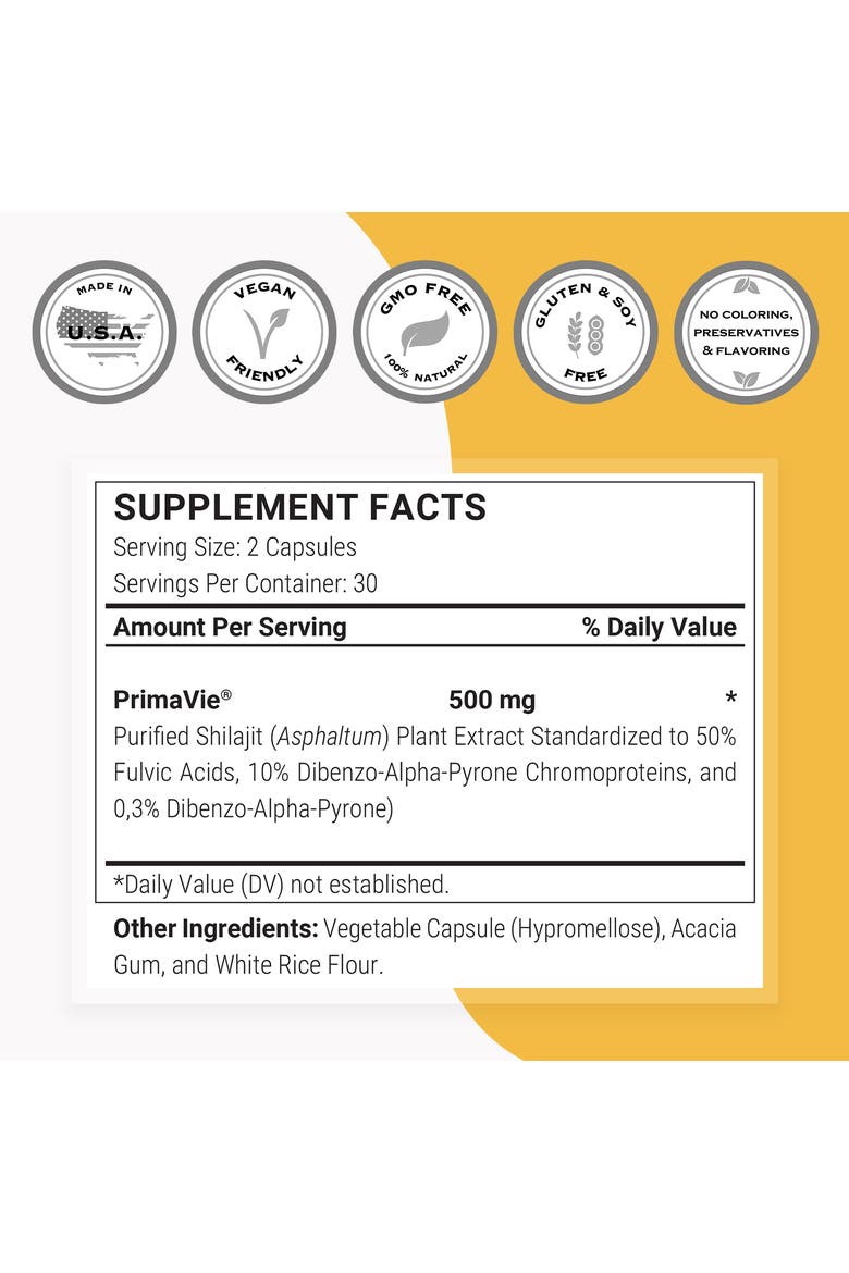 Super Shilajit 500mg per Day, Alternate, color, None