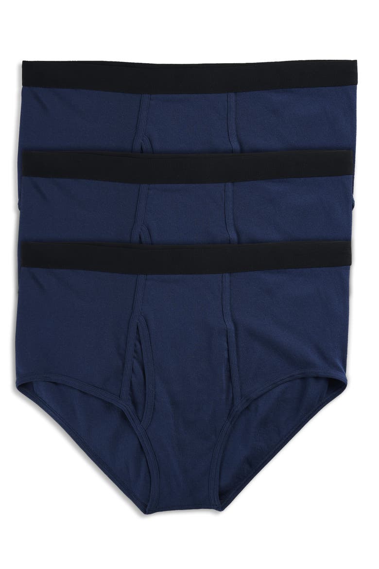 3-pk Color Briefs, Main, color, NAVY