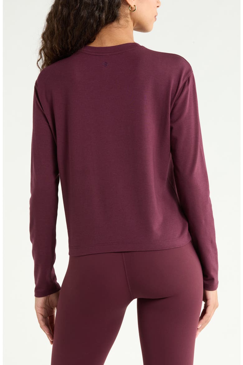 New Take Long Sleeve T-Shirt, Alternate, color, BURGUNDY STEM