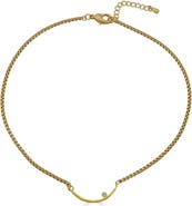Loni Paul Jewelry Curved Bar Necklace
