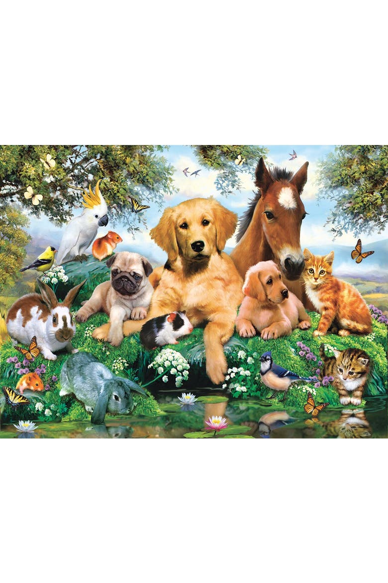 Summer Pals 500 piece Jigsaw Puzzle for Adults, Alternate, color, Multicolor