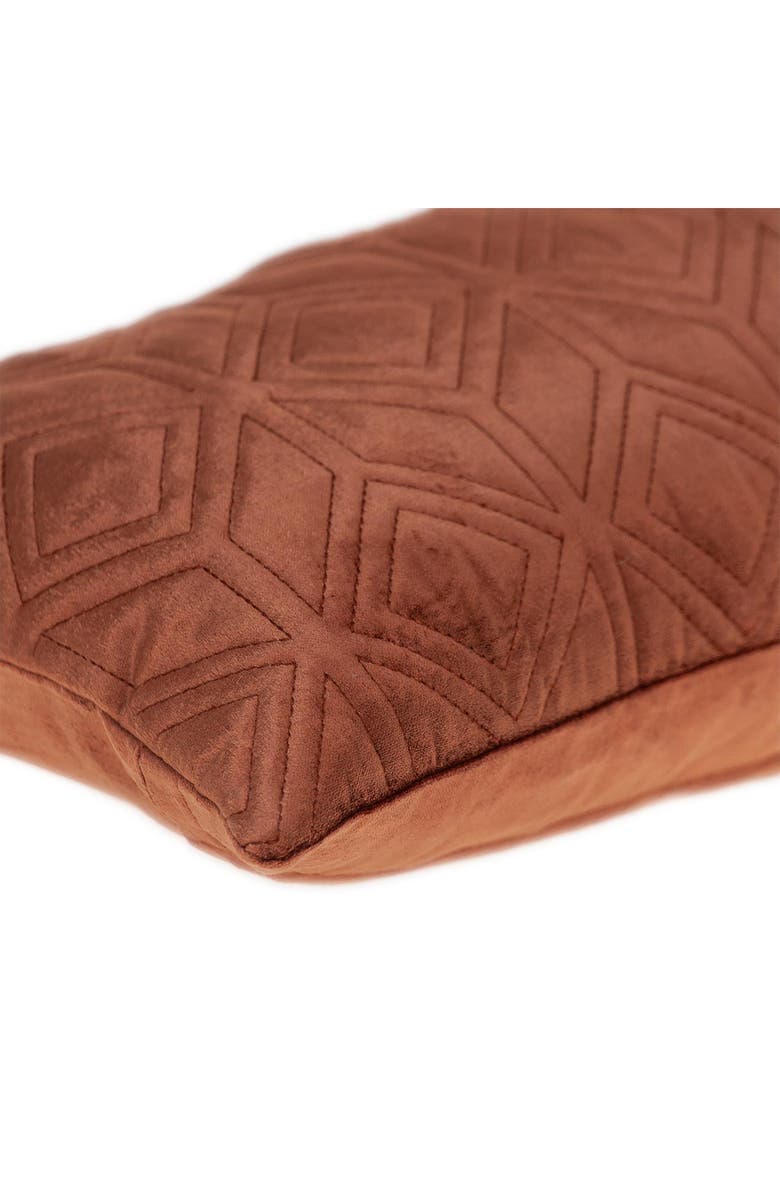 PARKLAND COLLECTION Aleta Throw Pillow, Alternate, color, Burnt Orange