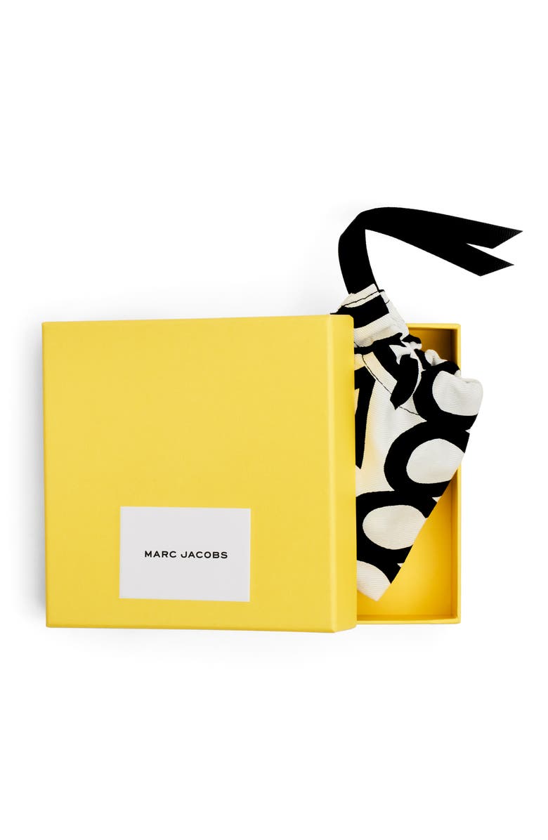 Marc Jacobs Mini Icon Pavé Charm Bracelet, Alternate, color, Light Antique Gold