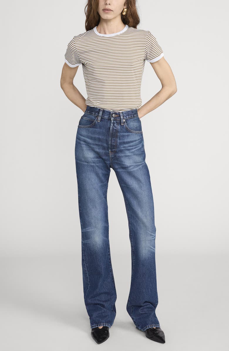 FRAME Ringer Supima<sup>®</sup> Cotton T-Shirt, Alternate, color, Military Multi