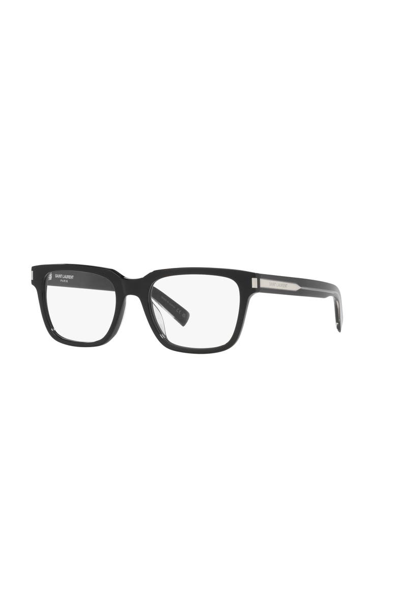 Saint Laurent 54mm Square optical glasses, Main, color, Black