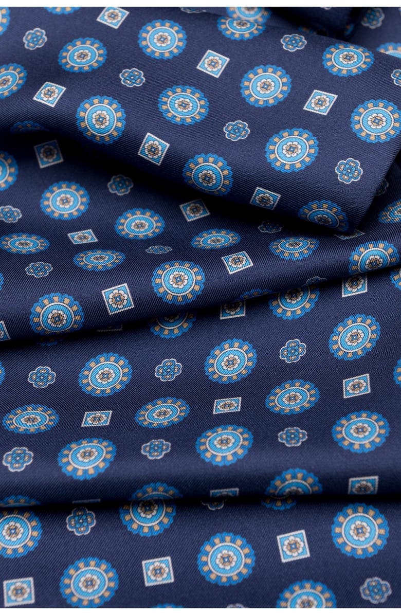 Elizabetta Botticelli - Slim Silk Scarf for Men, Alternate, color, Blue