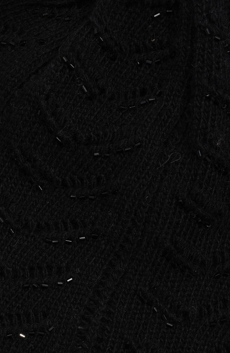 Lauren Ralph Lauren Beaded Fashion Hat, Alternate, color, Black