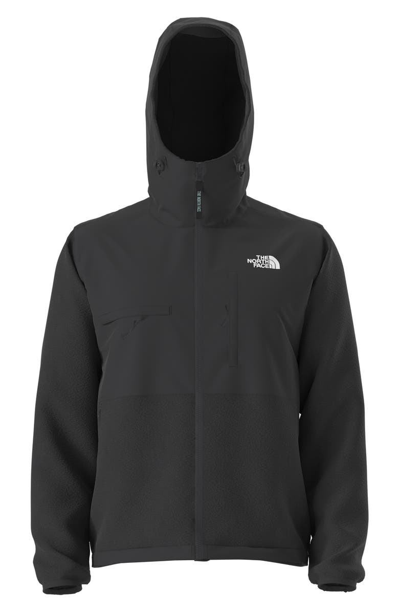 The North Face Retro Denali Hooded Jacket, Alternate, color, Tnf Black