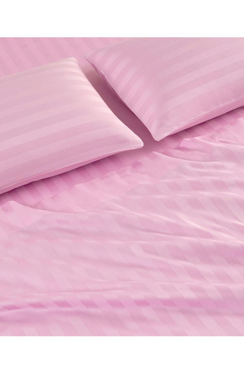 Juicy Couture Royal Dreams 300 Thread Count Sateen Sheet Set, Alternate, color, Pink