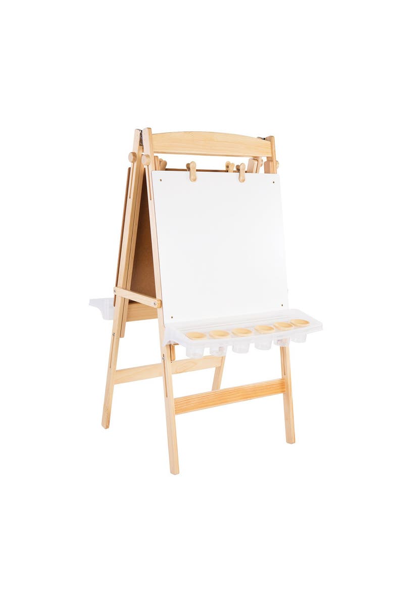 Kaplan Early Learning Company 2-Sided Adjustable Easel, Main, color, White
