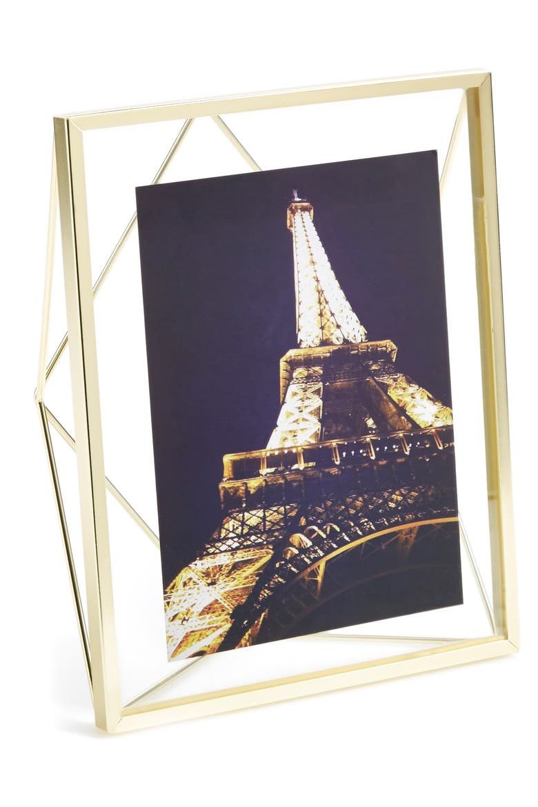 'Prisma' Photo Frame, Main, color, GOLD
