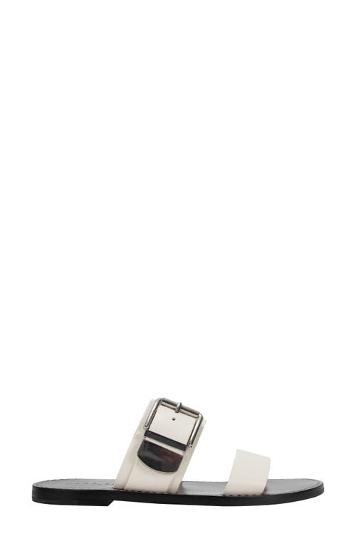 Marc Fisher Hallyn Slide Sandal In Ivory