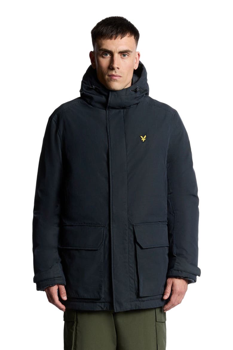 Long Sleeve Hooded Membrane Parka, Alternate, color, Dark Navy
