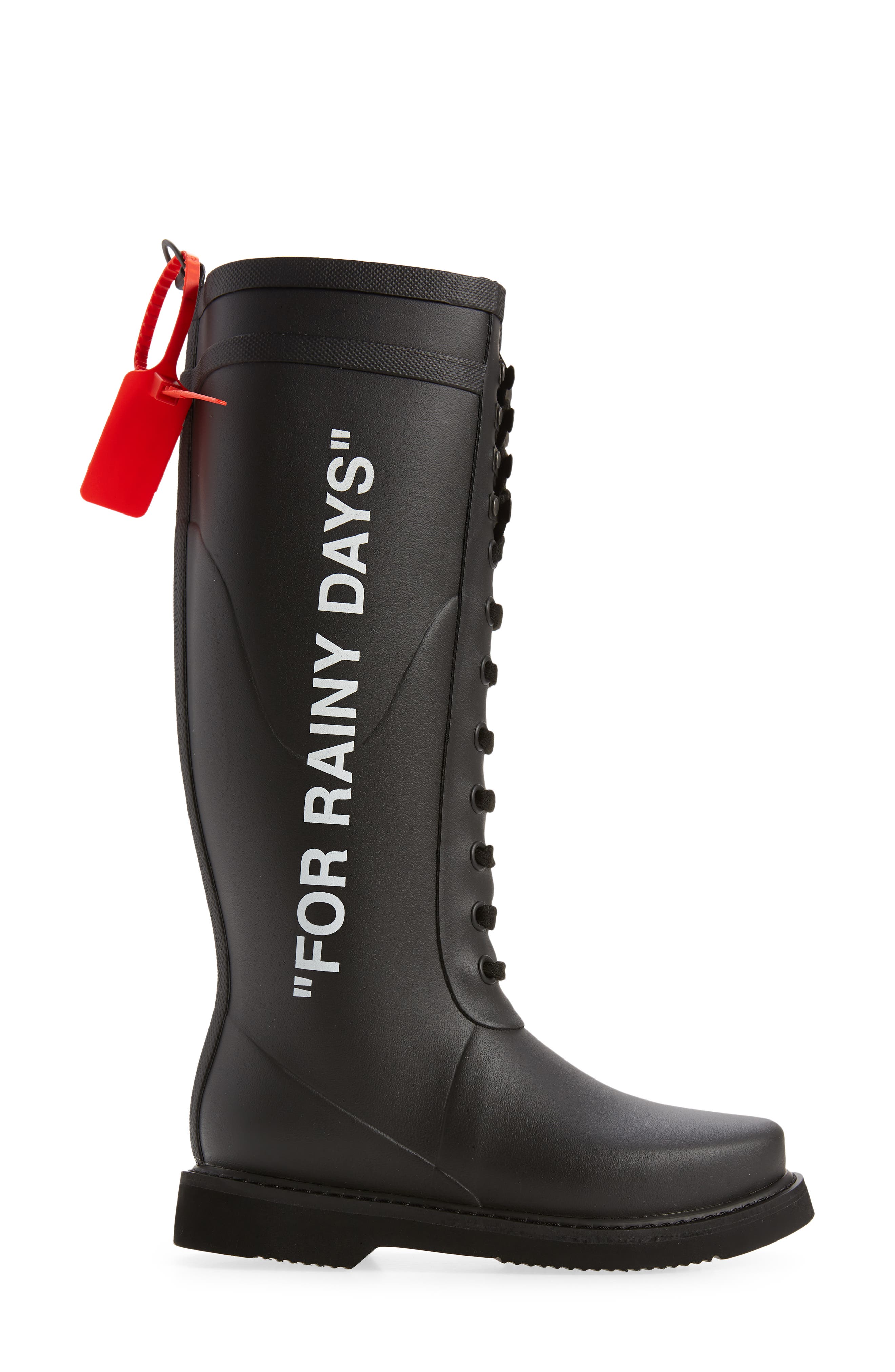Off-White For Rainy Days Waterproof Rain Boot, Alternate, color, 