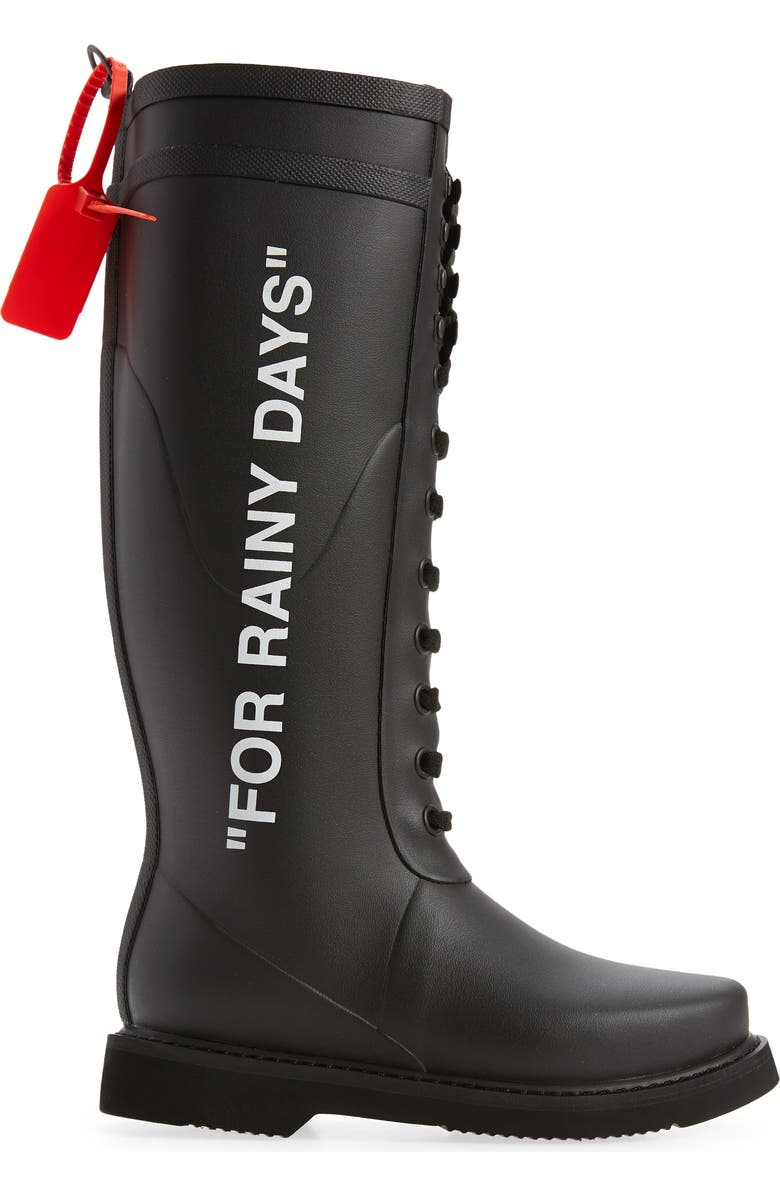 Off-White For Rainy Days Waterproof Rain Boot, Alternate, color,