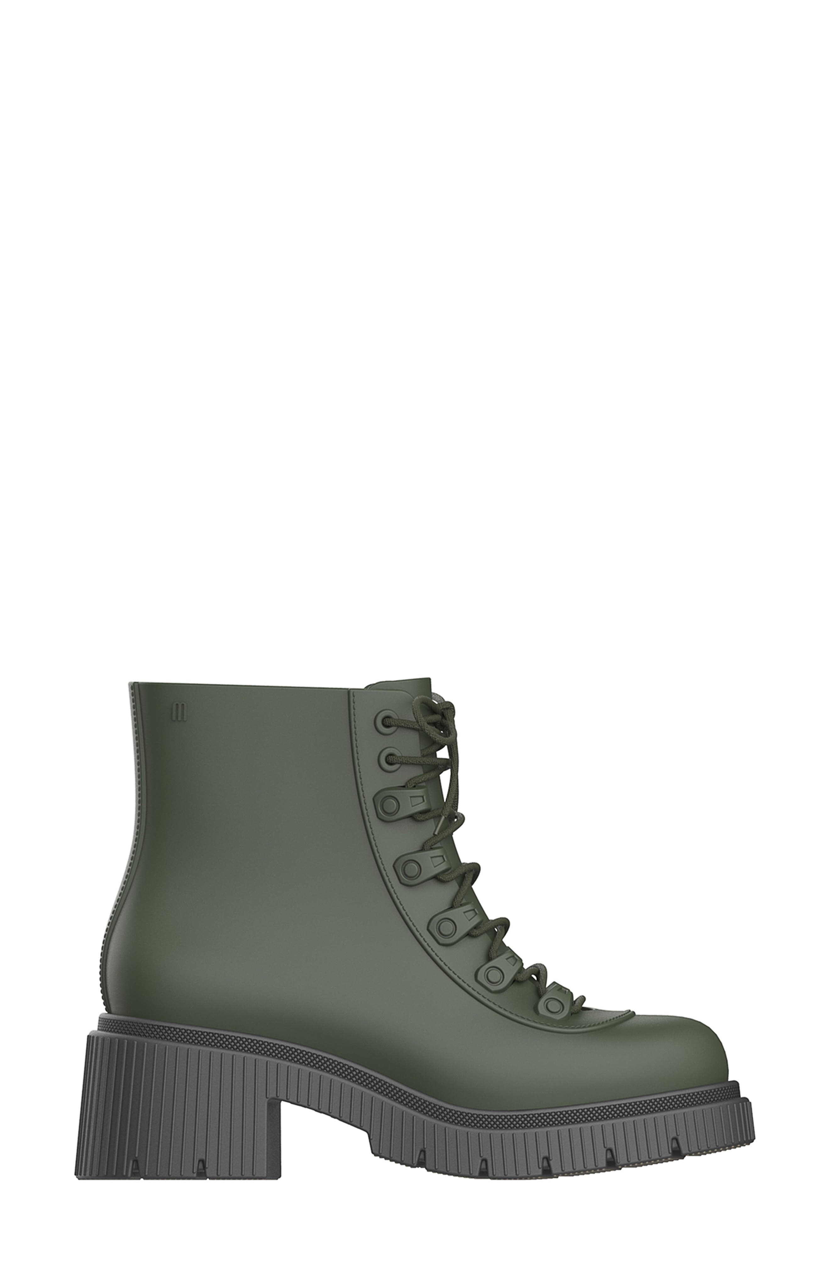 Melissa Cosmo Bootie, Alternate, color, Black/ Green