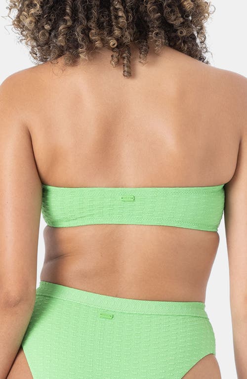 Roxy Haleiwa Bandeau Bikini Top In Green