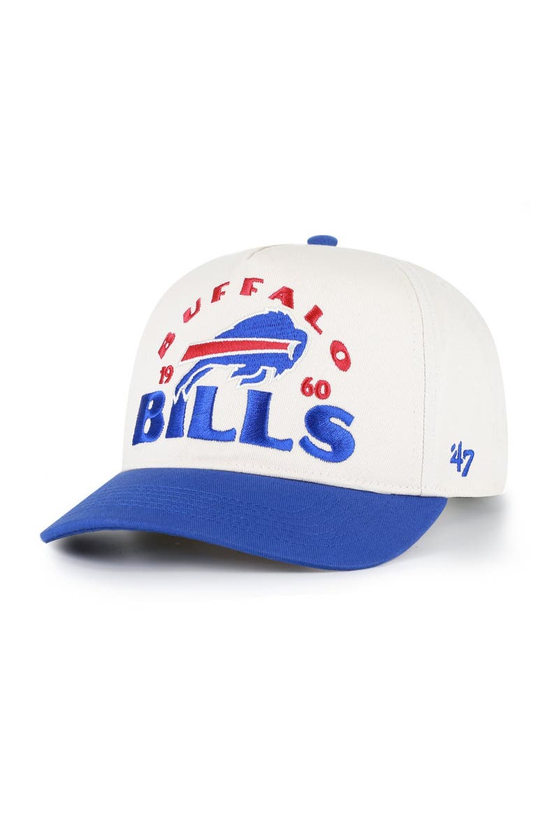 Men's '47 Natural Buffalo Bills  Arcitext Hitch Adjustable Hat, Main, color, Natural