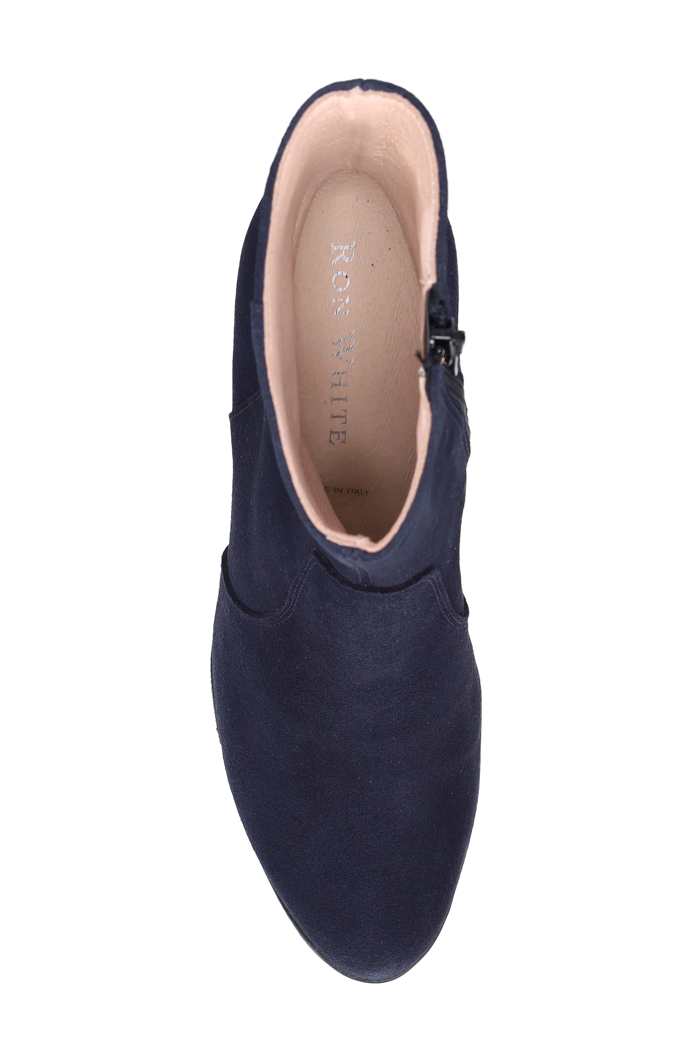 Foxley Weatherproof Leather Bootie, Alternate, color, FRENCH NAVY