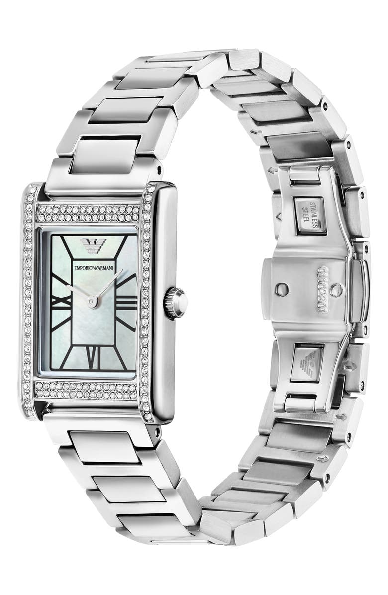 Emporio Armani Mother-of-Pearl Bracelet Watch, 32mm, Alternate, color,